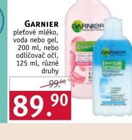 GARNIER pleťové mléko, voda nebo gel, 200 ml, nebo odličovač očí, 125 ml, různé druhy