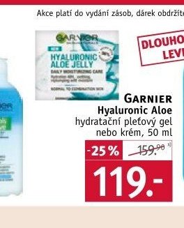 GARNIER Hyaluronic Aloe hydratační pleťový gel nebo krém, 50 ml
