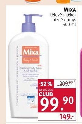 Mixa tělové mléko