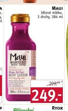 Maui tělové mléko