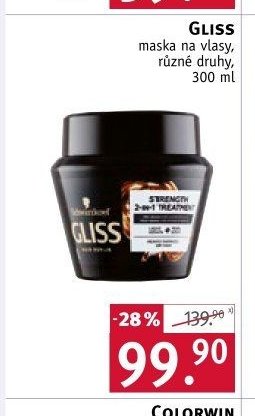 Gliss maska na vlasy