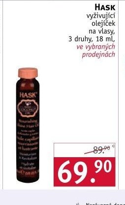 Hask vyživující olejíček