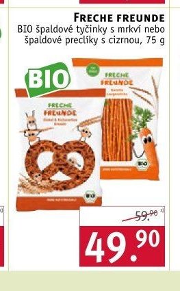 Freche Freunde BIO špaldové tyčinky/preclíky 75 g