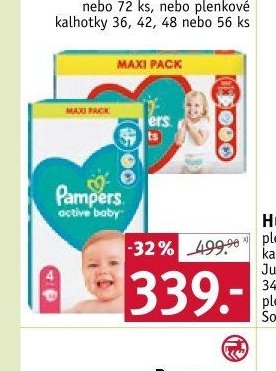 Pampers Active Baby Maxi Pack
