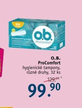 O.B. ProComfort hygienické tampony