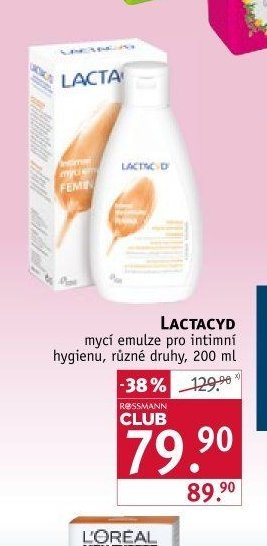 LACTACYD mycí emulze pro intimní hygienu