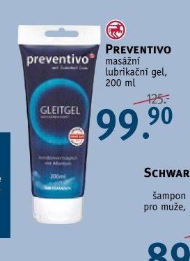 PREVENTIVO masážní lubrikační gel
