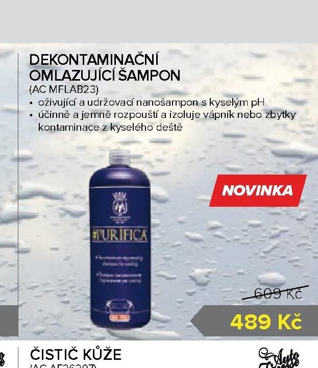 DEKONTAMINAČNÍ OMLAZUJÍCÍ ŠAMPON