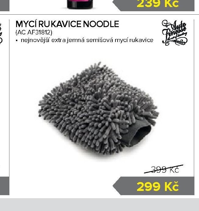 MYCÍ RUKAVICE NOODLE