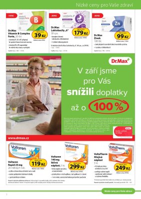 aktuální leták Dr. Max 1.9.2021-30.9.2021