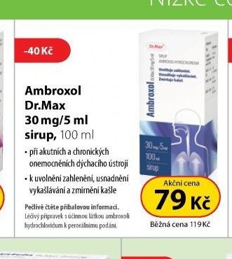 Ambroxol Dr.Max 30 mg/5 ml sirup