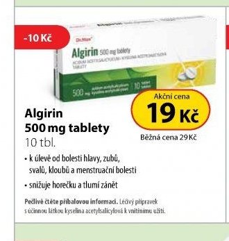 Algirin 500 mg tablety