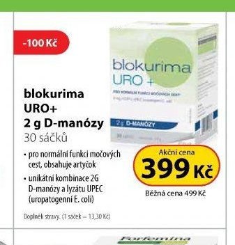 blokurima URO+ 2 g D-manózy 30 sáčků