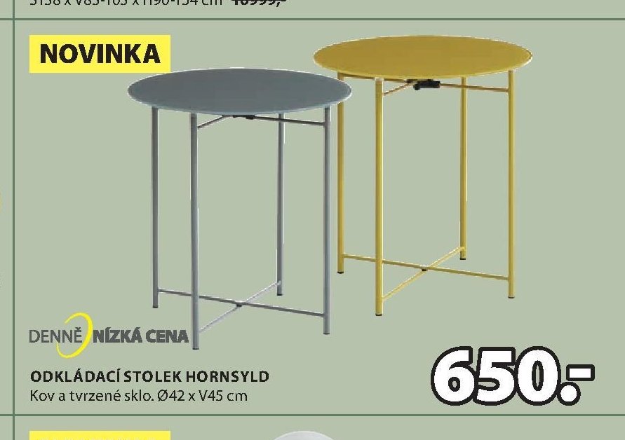 ODKLÁDACÍ STOLEK HORNSYLD