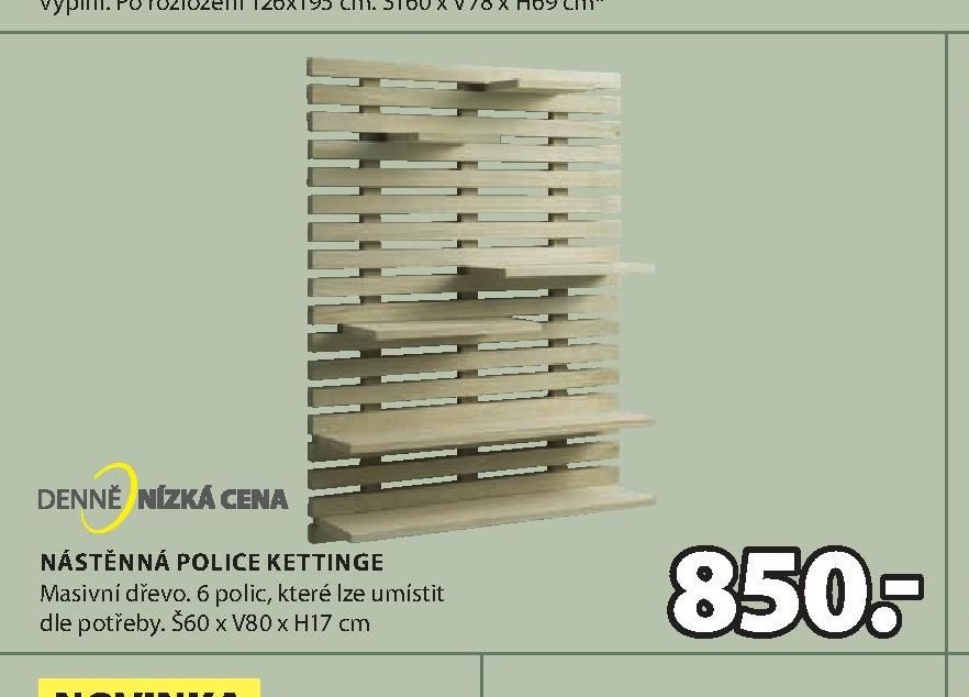 NÁSTĚNNÁ POLICE KETTINGE