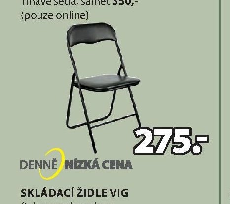 SKLÁDACÍ ŽIDLE VIG