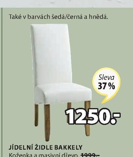 JÍDELNÍ ŽIDLE BAKKELY