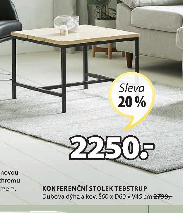 KONFERENČNÍ STOLEK TEBSTRUP