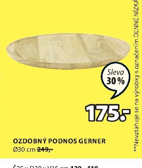 OZDOBNÝ PODNOS GERNER