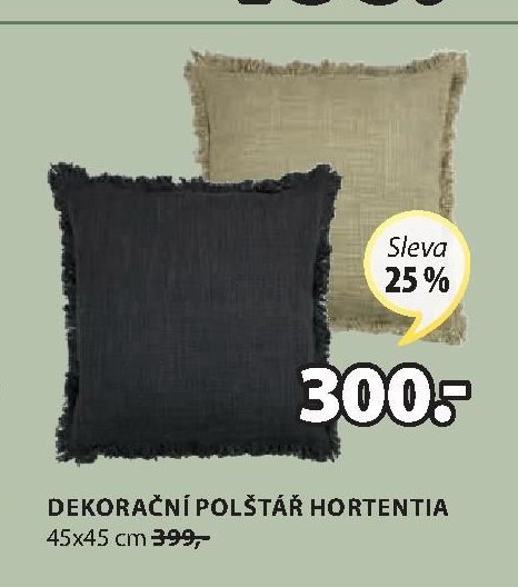 DEKORAČNÍ POLŠTÁŘ HORTENTIA 45x45 cm