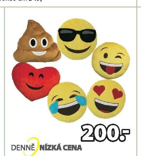 DEKORAČNÍ POLŠTÁŘ EMOJI