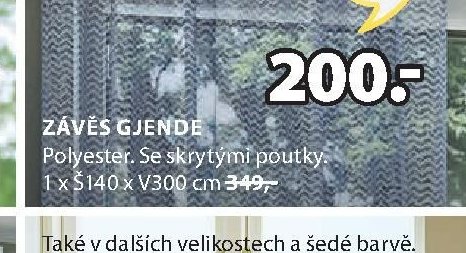 ZÁVĚS GJENDE