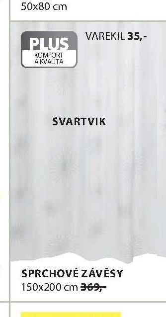 Sprchové závěsy Svartvik