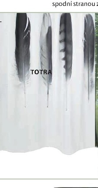 Sprchové závěsy Totra