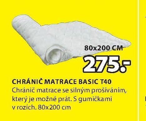 Chránič matrace BASIC T40