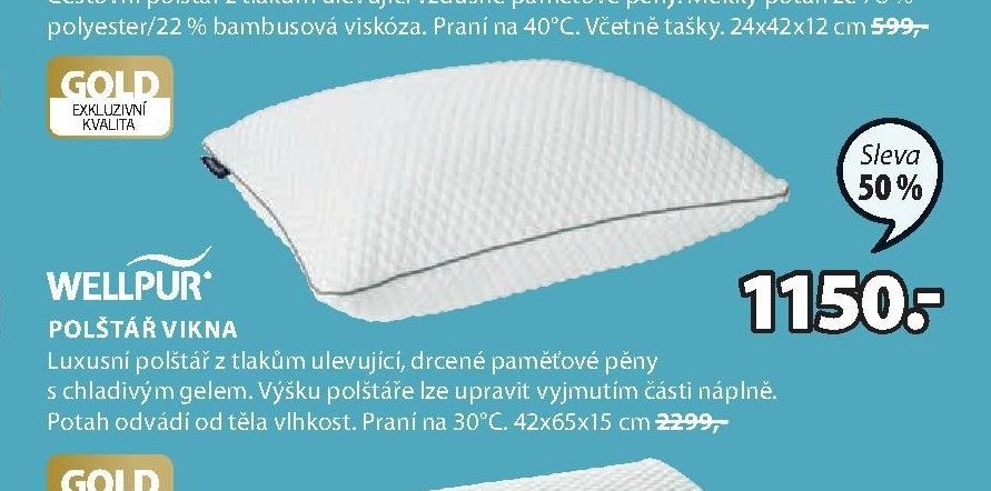 WELLPUR POLŠTÁŘ VIKNA