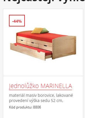 Jednolůžko MARINELLA