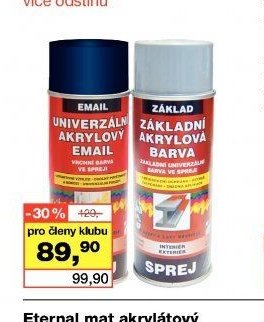 BALSPREJ email, základ a lak akrylový 400 ml