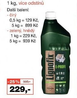 Lignofix E-Profi čirý 1 kg