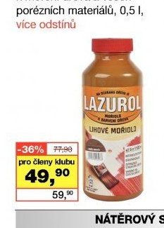 LAZUROL mořidlo lihové