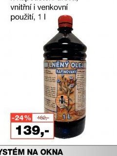 Lněný olej rafinovaný