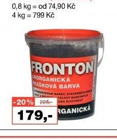 FRONTON barva prášková do stavebních směsí, 0,8 kg