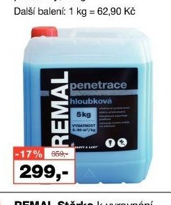 REMAL penetrace hloubková