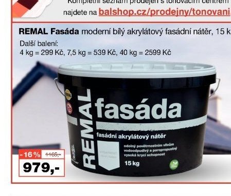 REMAL Fasáda 15 kg