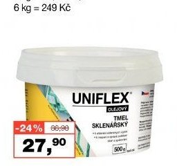 UNIFLEX tmel sklenářský 500 g