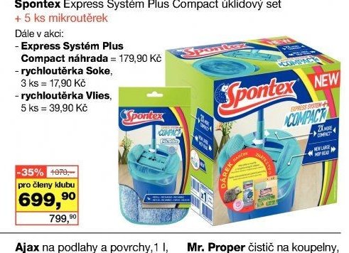 Spontex Express Systém Plus Compact úklidový set