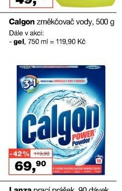 Calgon změkčovač vody, 500 g