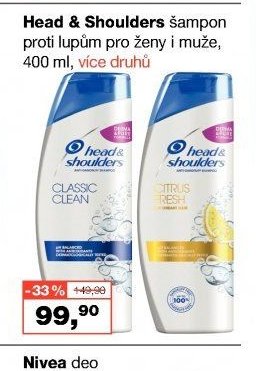 Head & Shoulders šampon, 400 ml