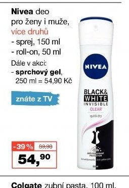 Nivea deo, 150 ml / 50 ml