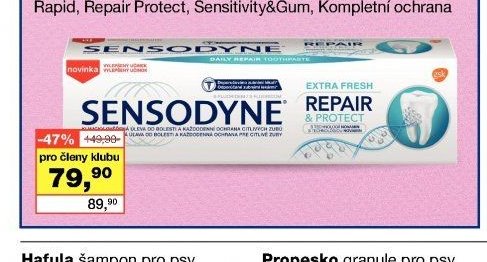 Sensodyne zubní pasta, 75 ml, Rapid, Repair Protect, Sensitivity&Gum, Kompletní ochrana
