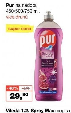 Pur na nádobí, 450/500/750 ml