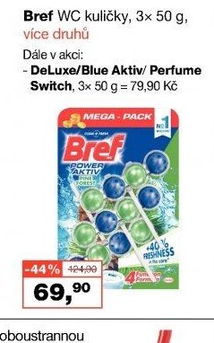 Bref WC kuličky, 3x 50 g