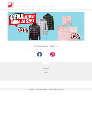 aktuální leták Kik textil 8.9.2021-14.9.2021