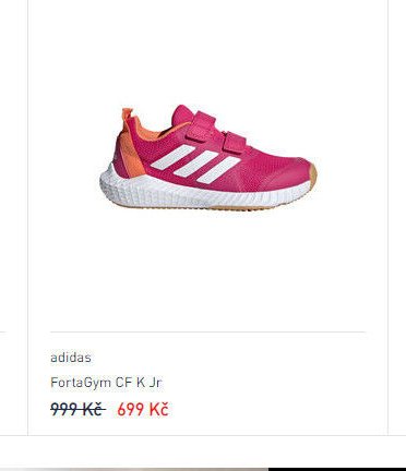 adidas FortaGym CF K Jr - Intersport aktualniletaky.eu