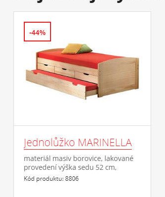 Jednolůžko MARINELLA