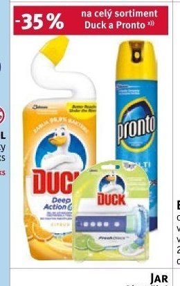Duck a Pronto na celý sortiment